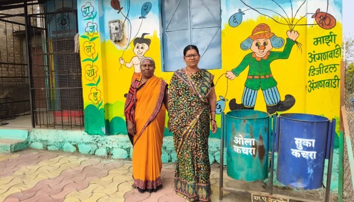 अंगणवाडी राजनखेड गाव.