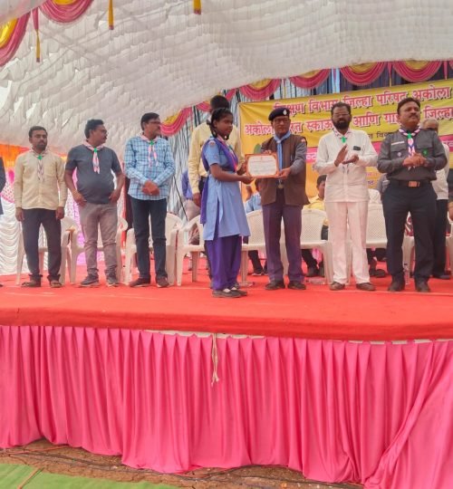 जिल्हा स्तरीय स्काऊट गाईड मेळाव्या प्रसंगीचे काही क्षण.