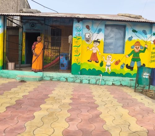 अंगणवाडी राजनखेड गाव.