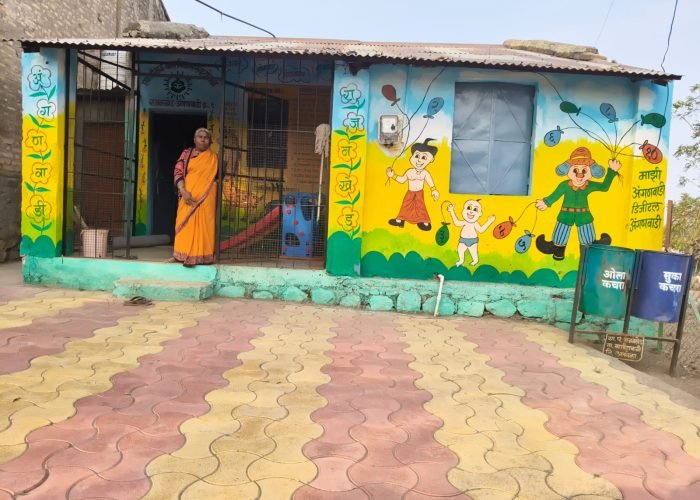 अंगणवाडी राजनखेड गाव.